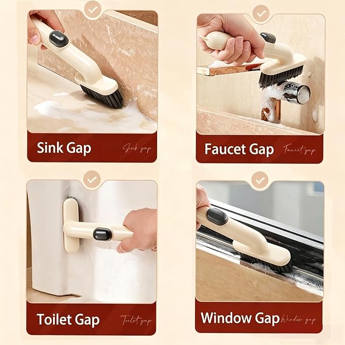 Liquid Storage Cleaning Brush, Refillable Handle - Image 2