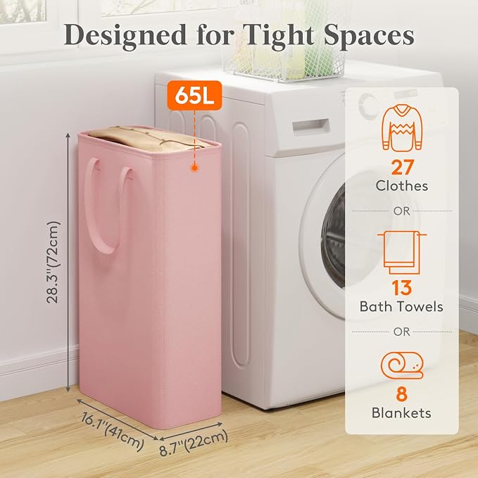 Lifewit Slim Collapsible Laundry Basket - Image 2