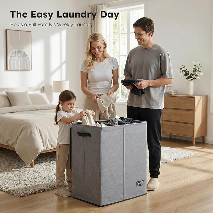 SOLEDI Double Laundry Basket - Image 3