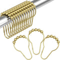 Gold Shower Curtain Hooks, Amazer Shower Curtain Rings Hooks, Rust Proof Shower by Amazer