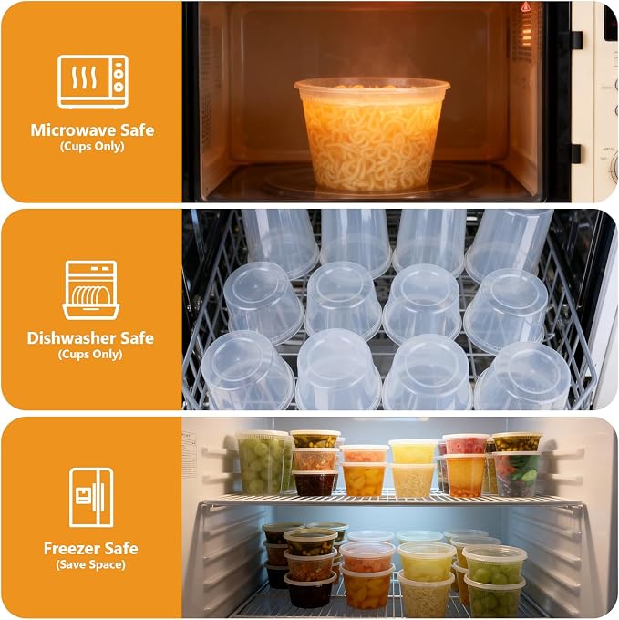 NESCCI 72 Sets Deli Containers - Image 6
