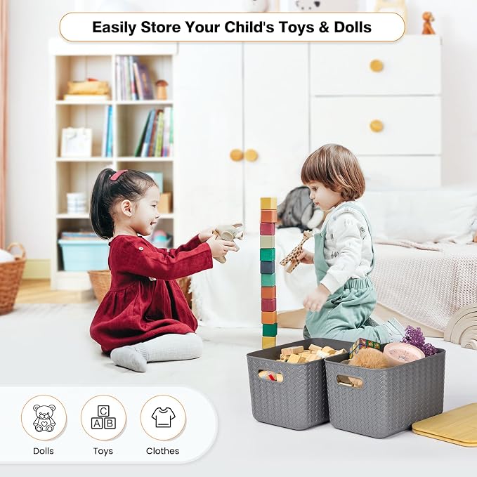 Ohmlove 4 Pack Storage Bins - Image 6