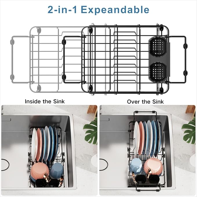 iSPECLE Small Sink Dish Drying Rack - Image 4