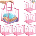 Zopeal 6 Pack Collapsible Mesh Laundry Basket, Single-layer | 13 Inch Square by Zopeal