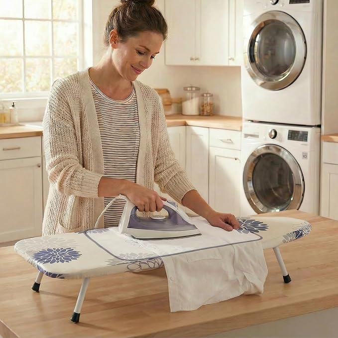 SheeChung 12.5"x32" Small Ironing Board Cover and Pad, Mini Iron Board Cover - Image 7