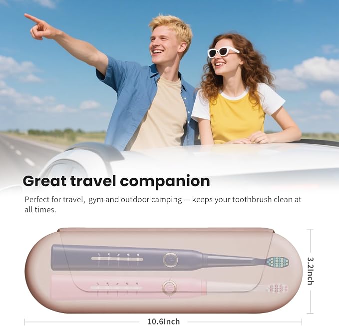 Silicone Electric Toothbrush Travel Case, Manual Toothbrush Travel Cover - Image 6