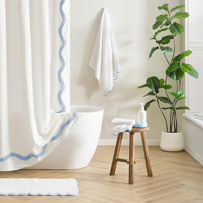 Peri Home 2 Piece Cotton Bath Towel Set, Embroidered - Image 5