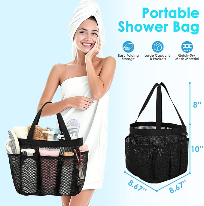 Fammart Mesh Shower Caddy Portable - Image 4