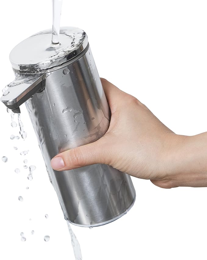 simplehuman 9 oz. Touch-Free Rechargeable Sensor Liquid Soap Pump Dispenser - Image 6