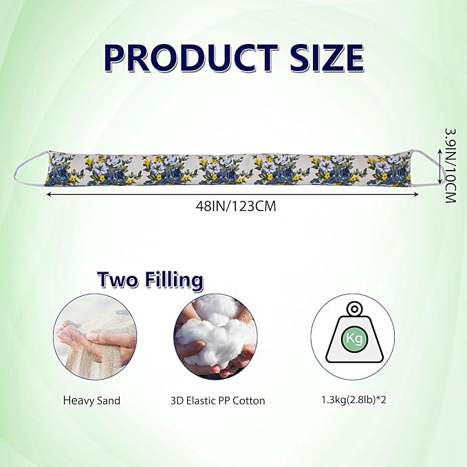 2 PCS 48 inch Door Draft Stopper - Image 2