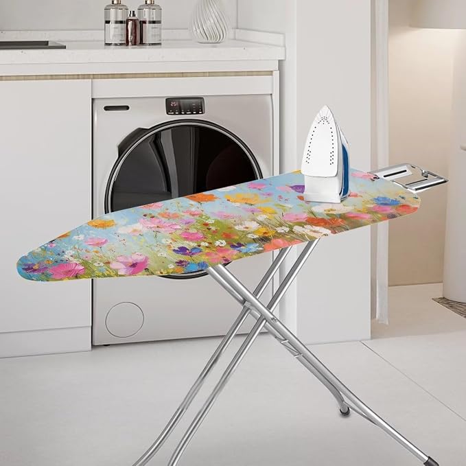 Flower Butterfly Ironing Board Cover and Pad Heat Reflective Stain Resistant - Image 2