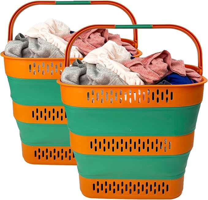 SAMMART 38L Collapsible Laundry Basket by SAMMART