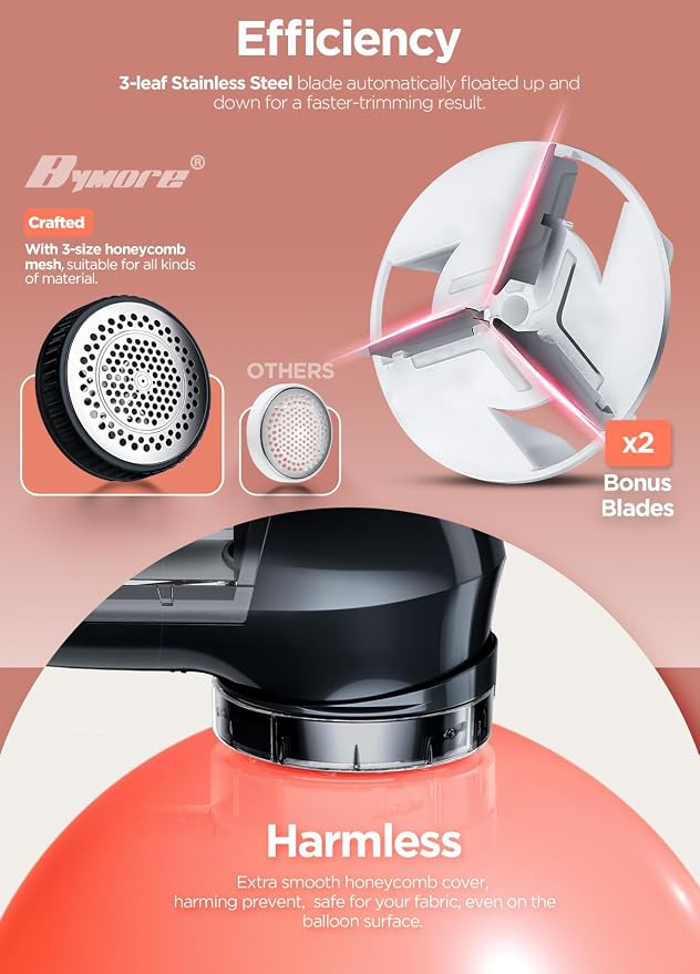Bymore Fabric Shaver, Lint Shaver, Sweater Shaver - Image 3