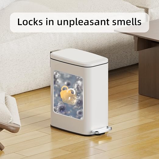 KSSKSS Small Bathroom Trash Can - Image 3