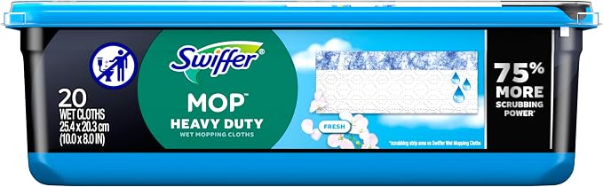 Swiffer Heavy Duty Mop Wet Multi-Surface Cloth Refills - Image 10