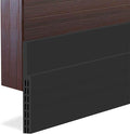 Huge Gap Door Draft Stopper, 3.4" W Widened Door Sweep Seal Gap Up to 1.8" by Suptikes