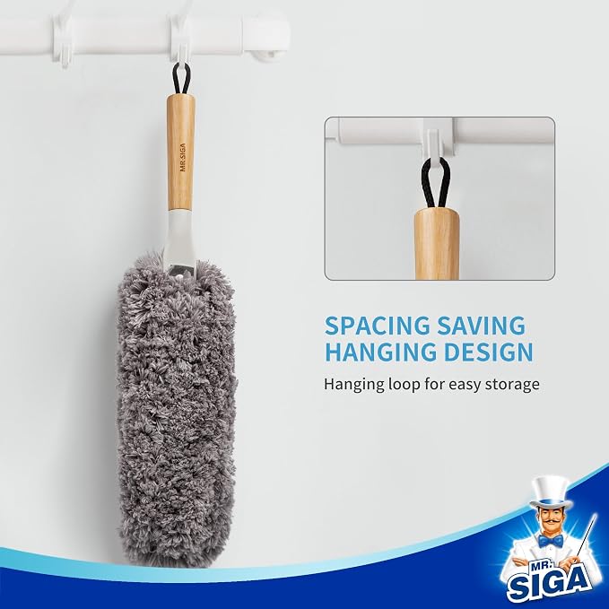 MR.SIGA Lint Free Microfiber Duster, Washable Duster - Image 5