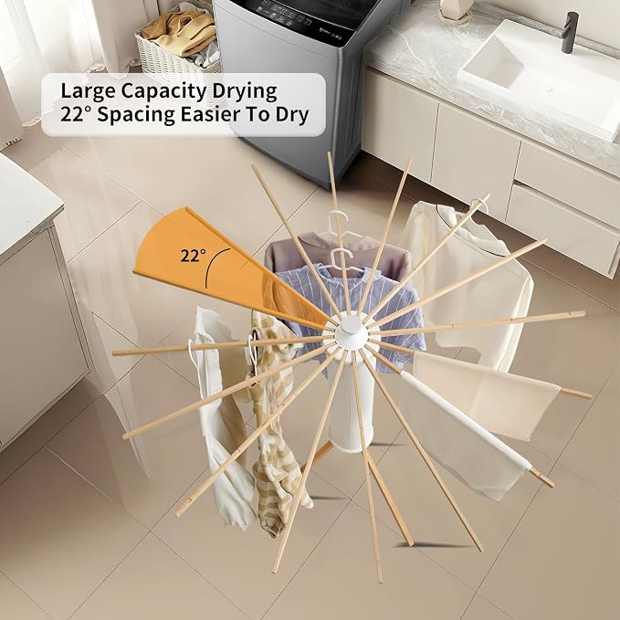 RFOUO Foldable Clothes Drying Rack Tripod - Image 5