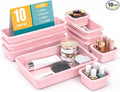 10 PCS Drawer Organizer Set, 4 Size Makeup Drawer Divider Organizer by StoreHappily