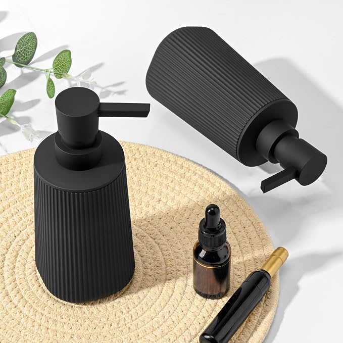 Black 2 Pack Hand Soap Dispensers Set | - Image 6