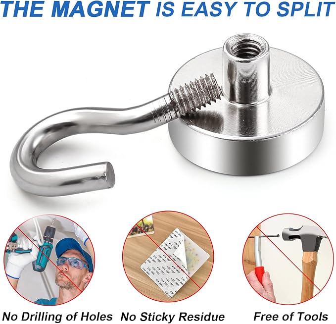 LOVIMAG Magnetic Hooks for Cruise Essentials 2026 Cabins Door 30 Pack-30LBS - Image 5