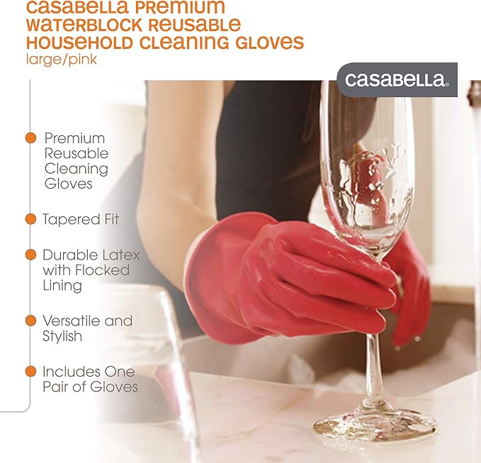 Casabella 46060 Premium Waterblock Gloves - Image 3