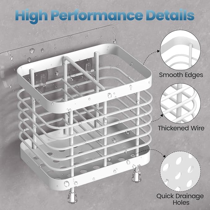 Luxspire Toothbrush Holders for Bathroom, Stainless Steel, 2 Slots, Toothbrush - Image 5
