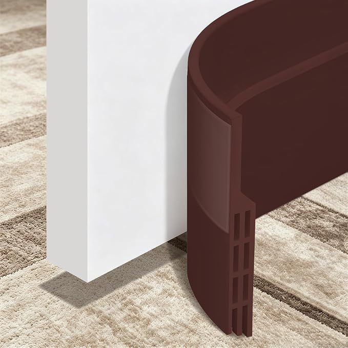Door Sweep for Bottom of Door, Adjustable, Blocks Drafts, Noise | Strong by TriXcelent