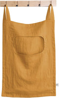 Amazhiyu 100% Linen Door Hanging Laundry Hamper Bag, 19x27 Inches Yellow by Amazhiyu
