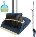 Broom and Dustpan Set, Kitchens & Tight Spaces, Built-in Comb Dustpan, Foldable by UDUK