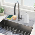 Amerner 20 inch Kitchen Sink Splash Guard, 10° Large Slope & Adaptable Hole by Amerner