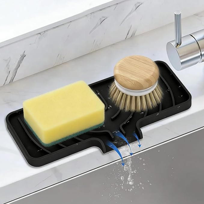 Silicone Sponge Holder for Kitchen Sink by JACZZO