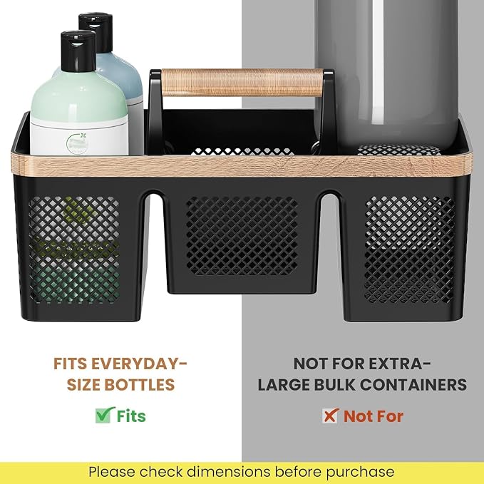 BYUNER Plastic Shower Caddy Dorm: Portable Hard Shower Basket - Image 7