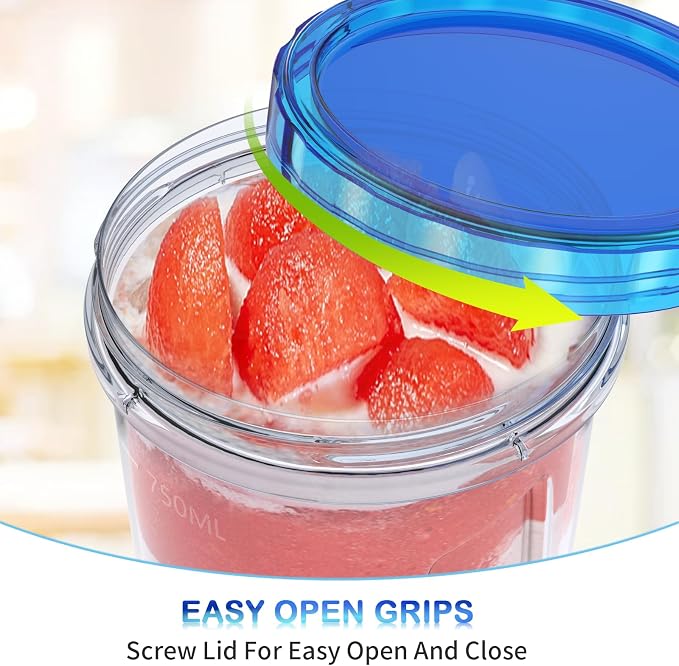 HOMETALL Food Storage Freezer Containers | Clear Bottom - Image 6