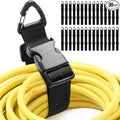 30 Pack Adjustable Extension Cord Holder Straps, Heavy Duty Triangle Clips by Wowangce