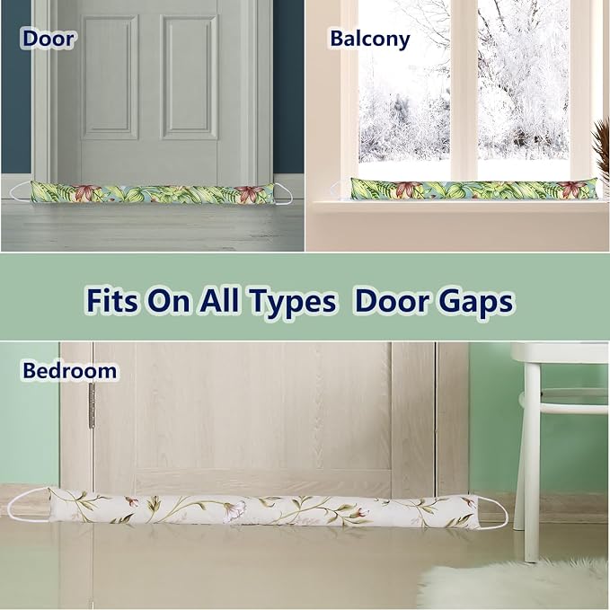 2 Pack 36 Inch 2.8 Inch Wide Slim Under Door Blocker Door Draft Stopper - Image 7