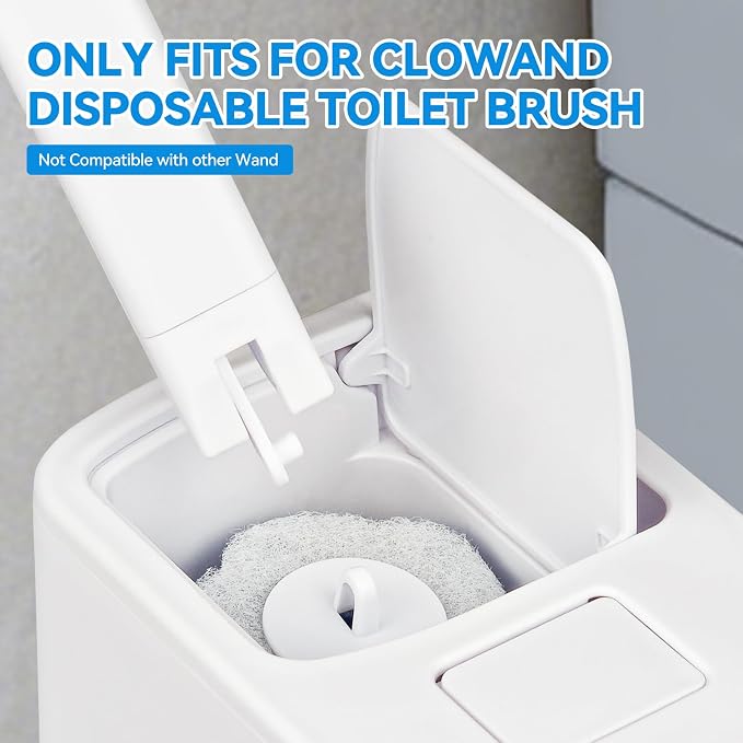 Disposable Toilet Brush System & 48 Scrubbing Refills - Image 6
