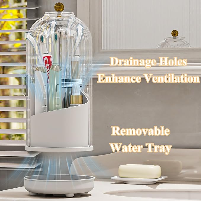 Drainable Toothbrush Toothpaste Holders - Image 3