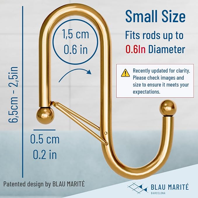 10-Pack Metal S Hooks for Hanging – Heavy-Duty S-Shaped Hooks - Image 3