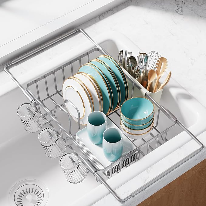 Sakugi Dish Drying Rack in Sink by Sakugi