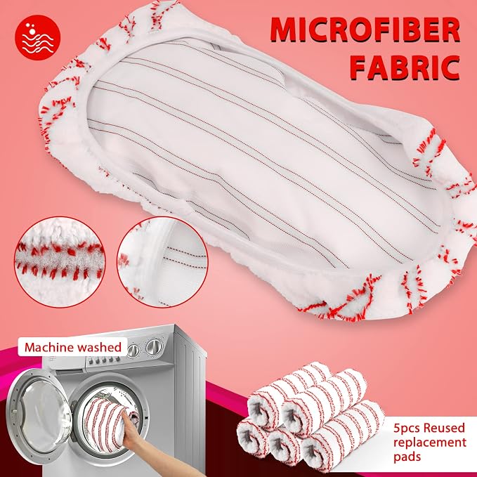 Hardwood Floor Mop, Extended Large Flat Floor Mop - Image 4