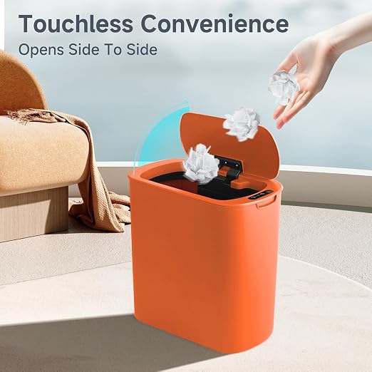 TIPGO 5 Gallon Automatic Bathroom Trash Can - Image 2