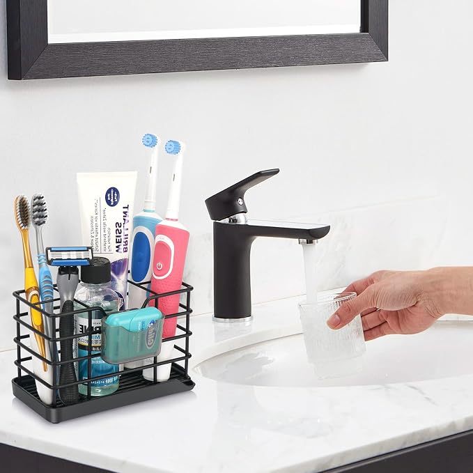 Toothbrush Holders for Bathroom, Stainless Steel, Detachable, 5 Slot - Image 7