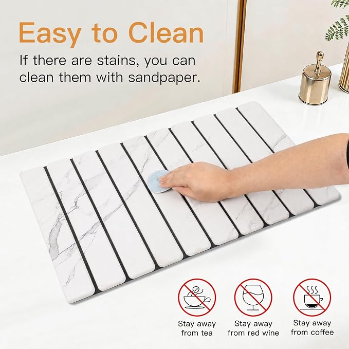 Stone Dish Drying Mat for Kitchen - Image 4