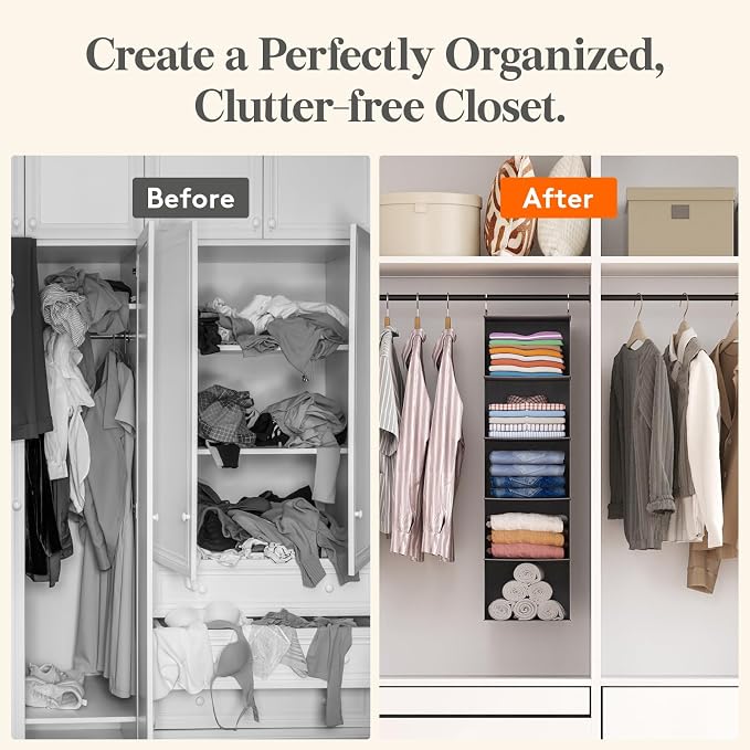 Lifewit Hanging Closet Organizer and Storage - Image 7