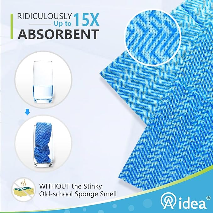 AIDEA Cleaning Wipes, Domestic Wipes, Dish Cloths- | Cleaning Rags Dish Cloths - Image 3
