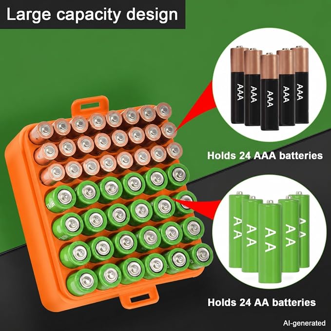 ALCYON Plastic Battery Organizer Storage Case - Image 3