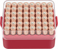 ALCYON Clear Plastic Battery Organizer Storage Case by ALCYON