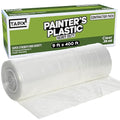 Painter's Plastic Film Heavy Duty 0.39 mil, High Density Painters Plastic by Tapix