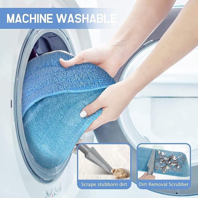 18" Professional Microfiber Mop Floor Cleaning mop, Flat Mop - Image 6